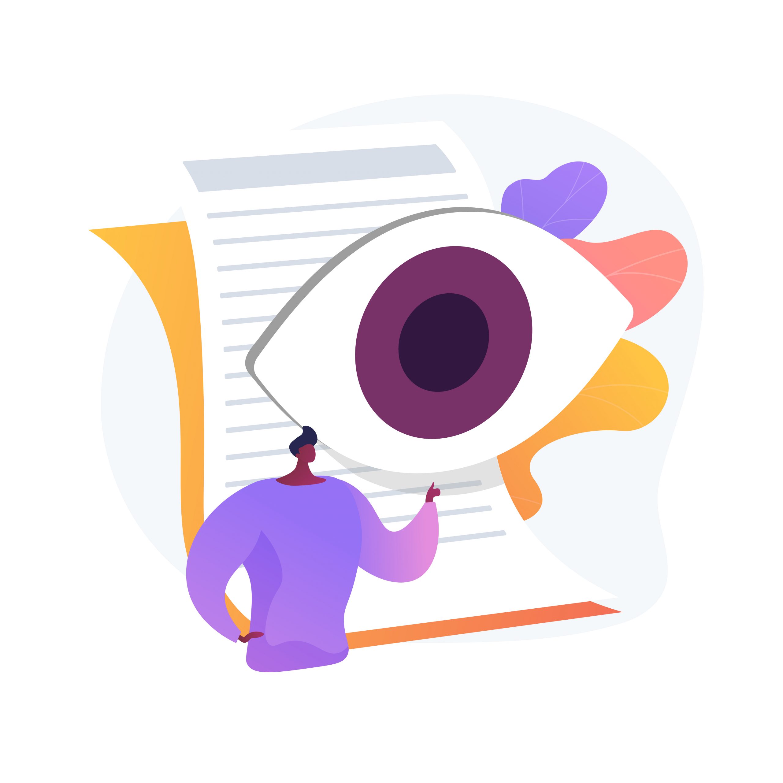 Vision statement vector concept metaphor